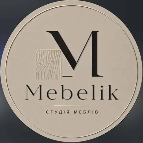 Оригінальний логотип Mebelik — студія меблів